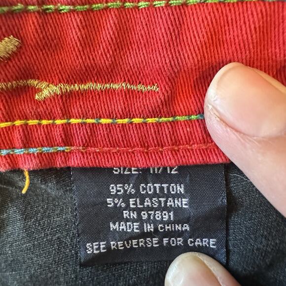 Vintage Ruff Ryder Denim Jeans Iconic logo Pattern Womens 11/12 Y2K Hip Hop RARE - Picture 3 of 10